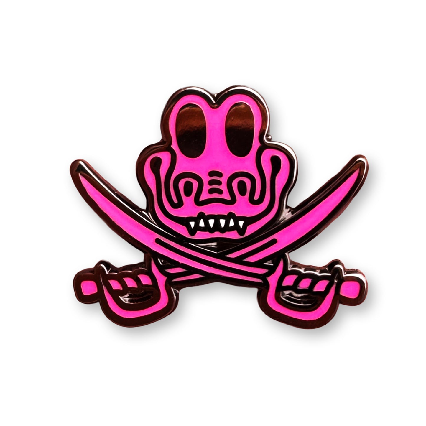 Jolly Gizzy Lapel Pin Pink