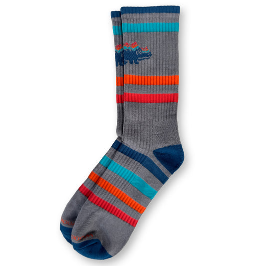 King Gizzard Sport Socks with Gizzy Gator in Grey