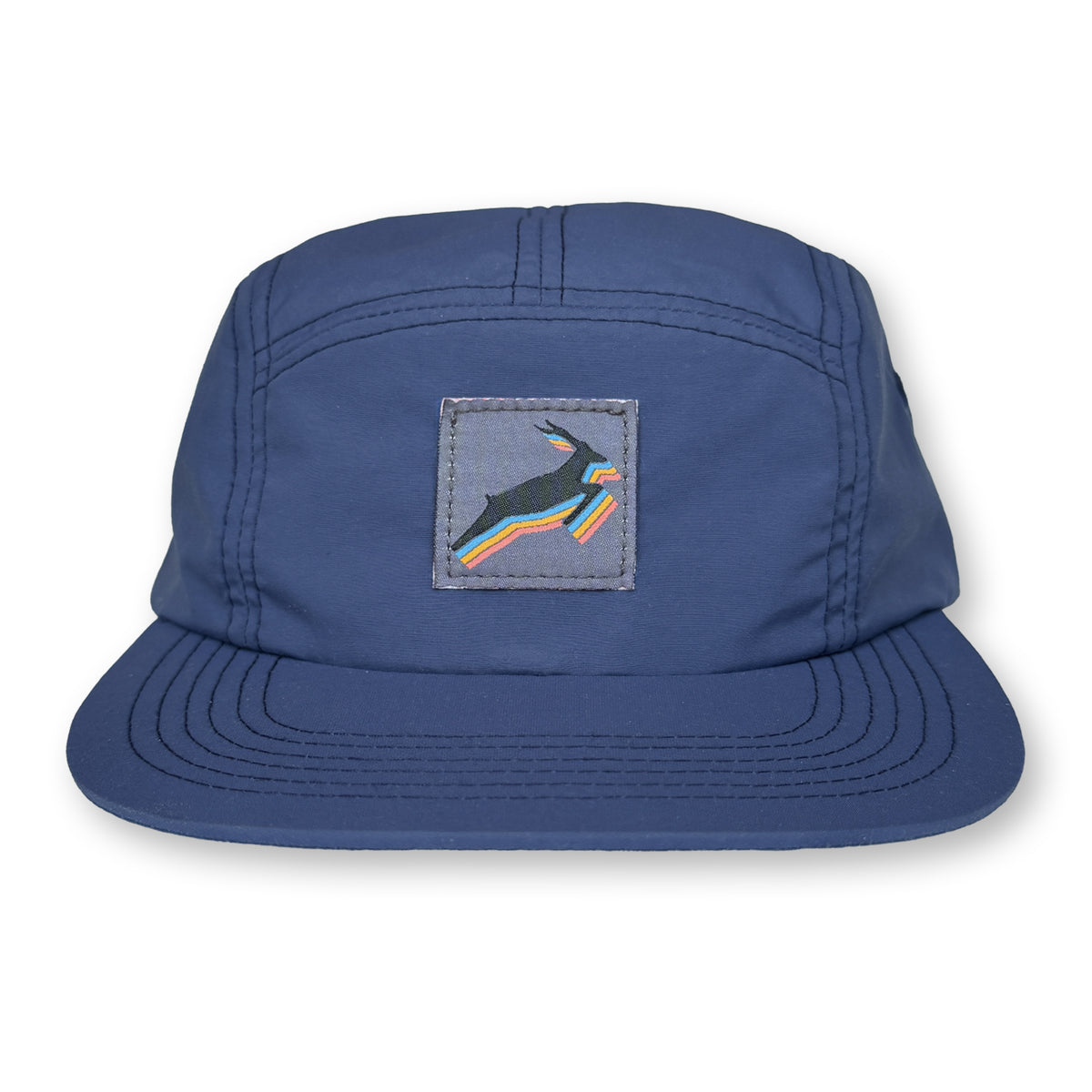 Antelope Five Panel Camp Hat / Oxford Nylon with Oil Slick Antelope Patch