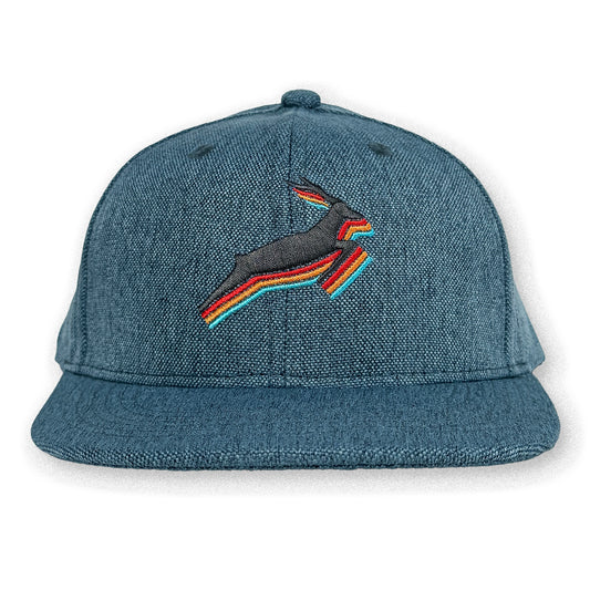Antelope Hemp Hat / Dungaree Hemp with Mural Antelope