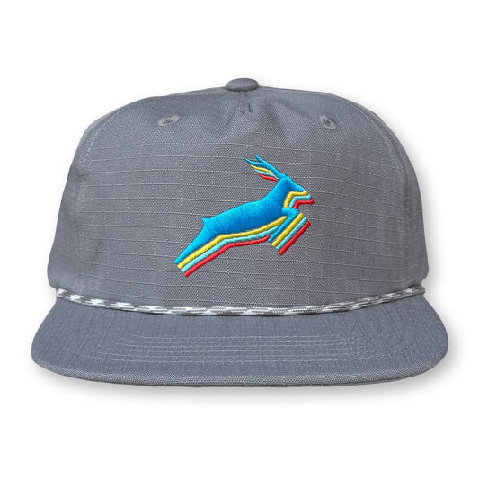 Antelope Rope Hat / Dolphin Ripstop Nylon with Pilot Flame Antelope