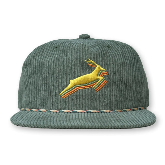 Antelope Rope Hat / Aloe Corduroy with Jonnalu Antelope