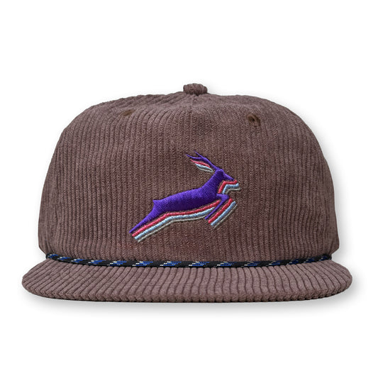 Antelope Rope Hat / Ovaltine Corduroy with Violet Antelope