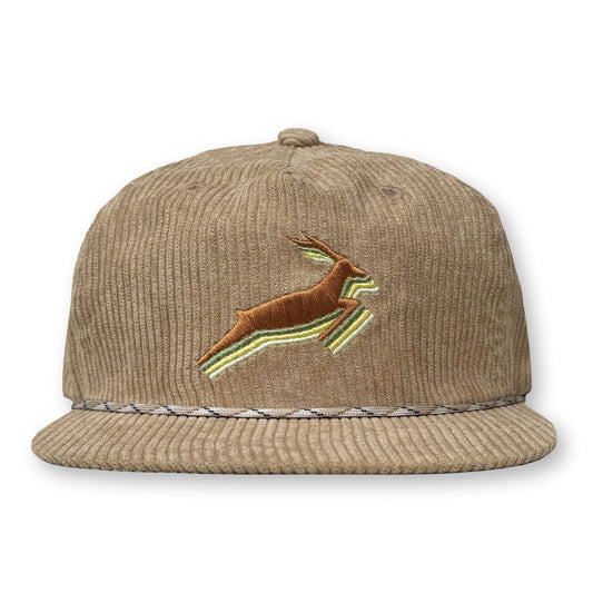 Antelope Rope Hat / Spelt Corduroy with Copper Antelope