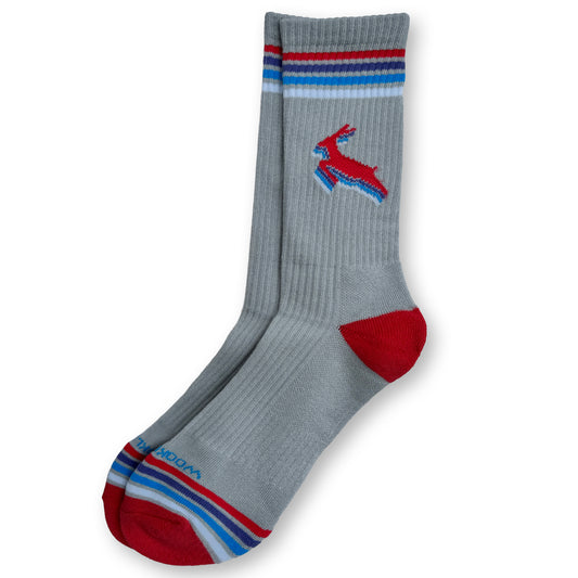 Antelope Sport Socks in Pewter