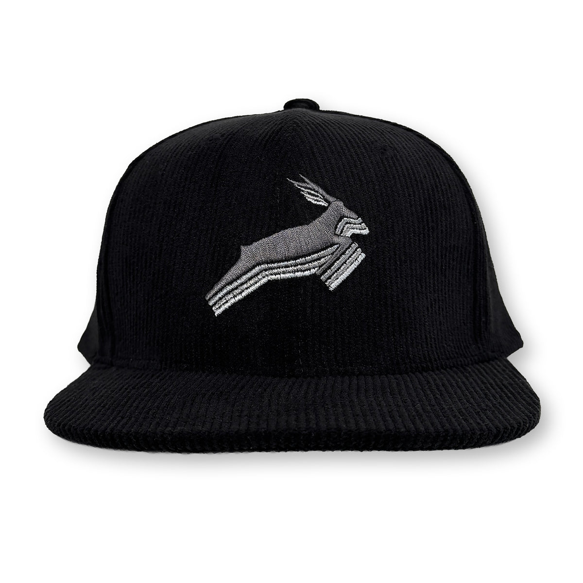 Antelope Corduroy Structured Hat / Onyx Corduroy with Greyscale Antelope