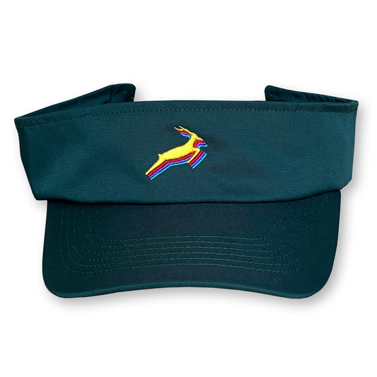 Antelope Visor / Juniper Polycotton with Dandelion Antelope