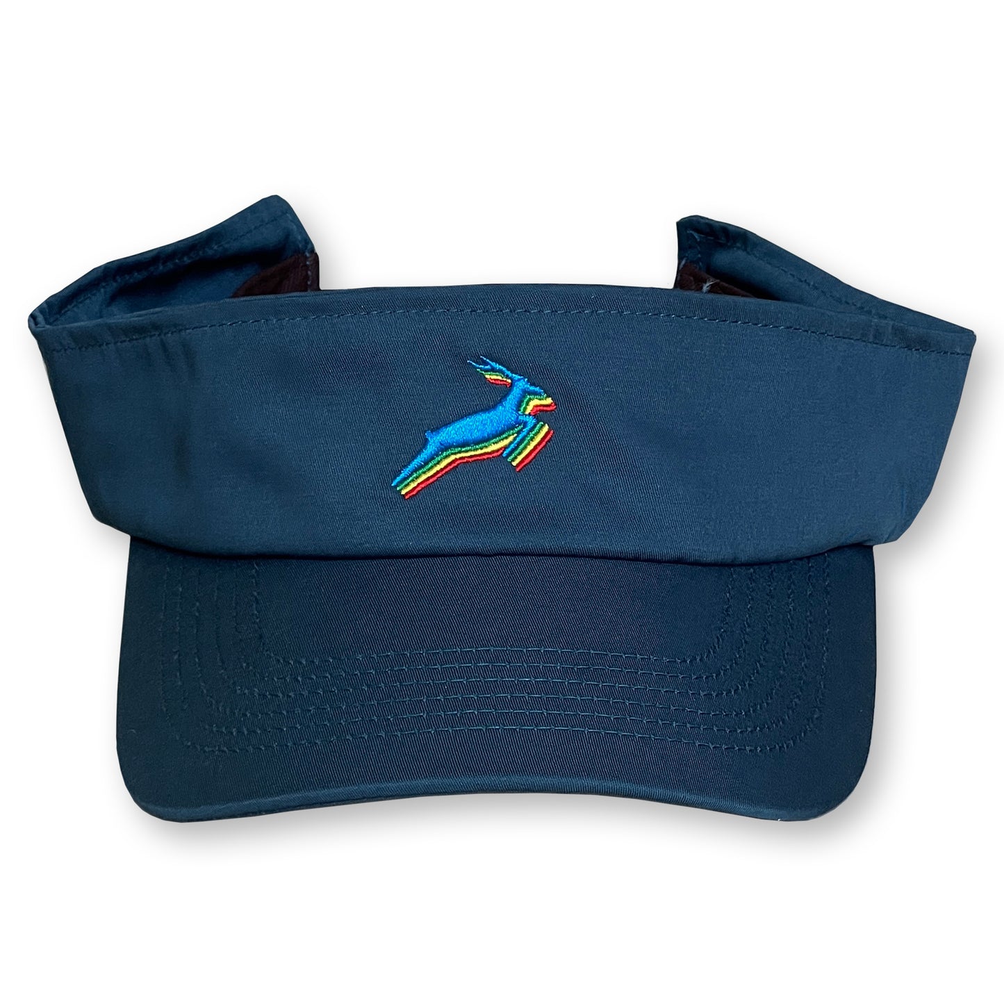 Antelope Visor / Prussian Polycotton with Smurf Antelope