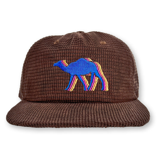 Camel Microgrid Hat / Hershey's Microgrid with Sapphire Camel