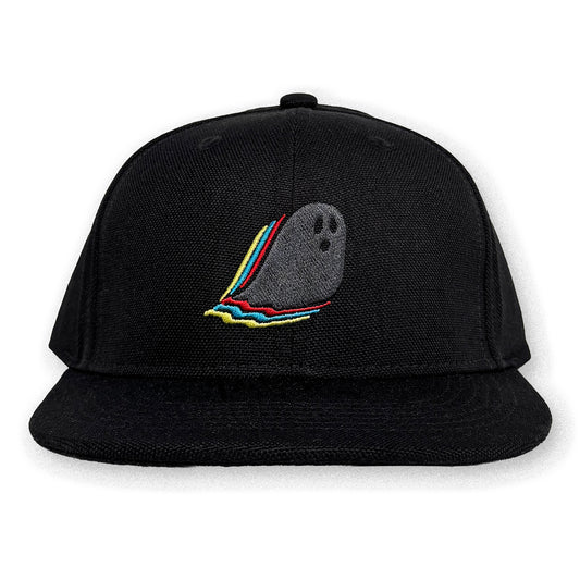 Ghost Hemp Hat / Coal Hemp with Playmobile Ghost