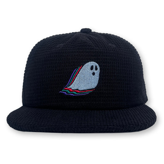 Ghost Microgrid Hat / Ebony Microgrid with Regal Ghost