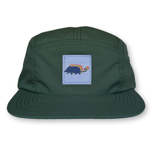 Possum Five Panel Camp Hat / Juniper Nylon with Scampering Possum Patch