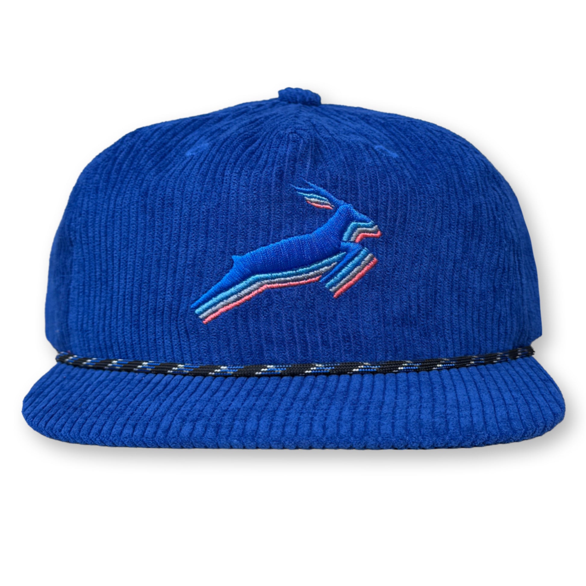 Antelope Rope Hat / Electric Indigo Corduroy with Sapphire Antelope