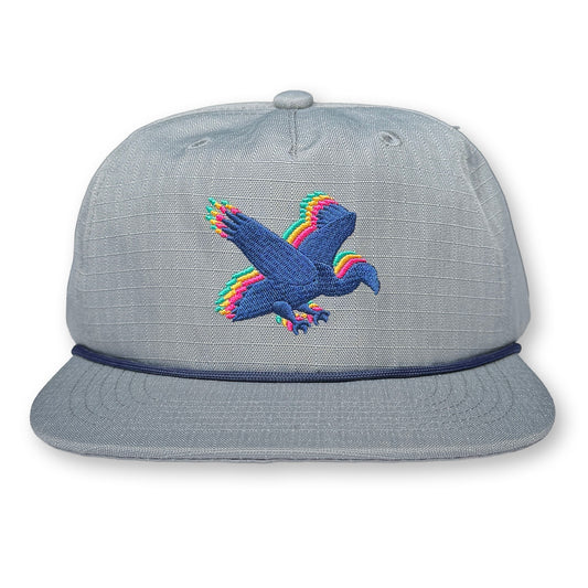 Vultures Rope Hat / Dolphin Ripstop Nylon with Candy Current Vulture