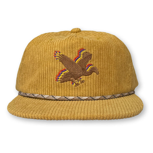 Vultures Rope Hat / Wheat Corduroy with Bark Vulture