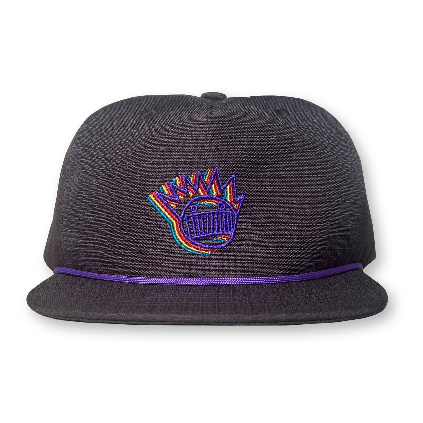 Ween Rope Hat / Cuban Ripstop Nylon with Violet Boognish