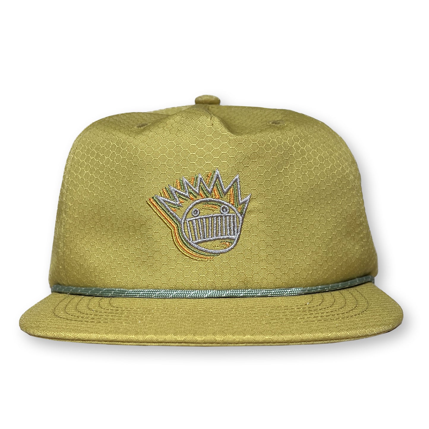 Ween Rope Hat / Chartreuse Honeycomb Nylon with Boulder Boognish