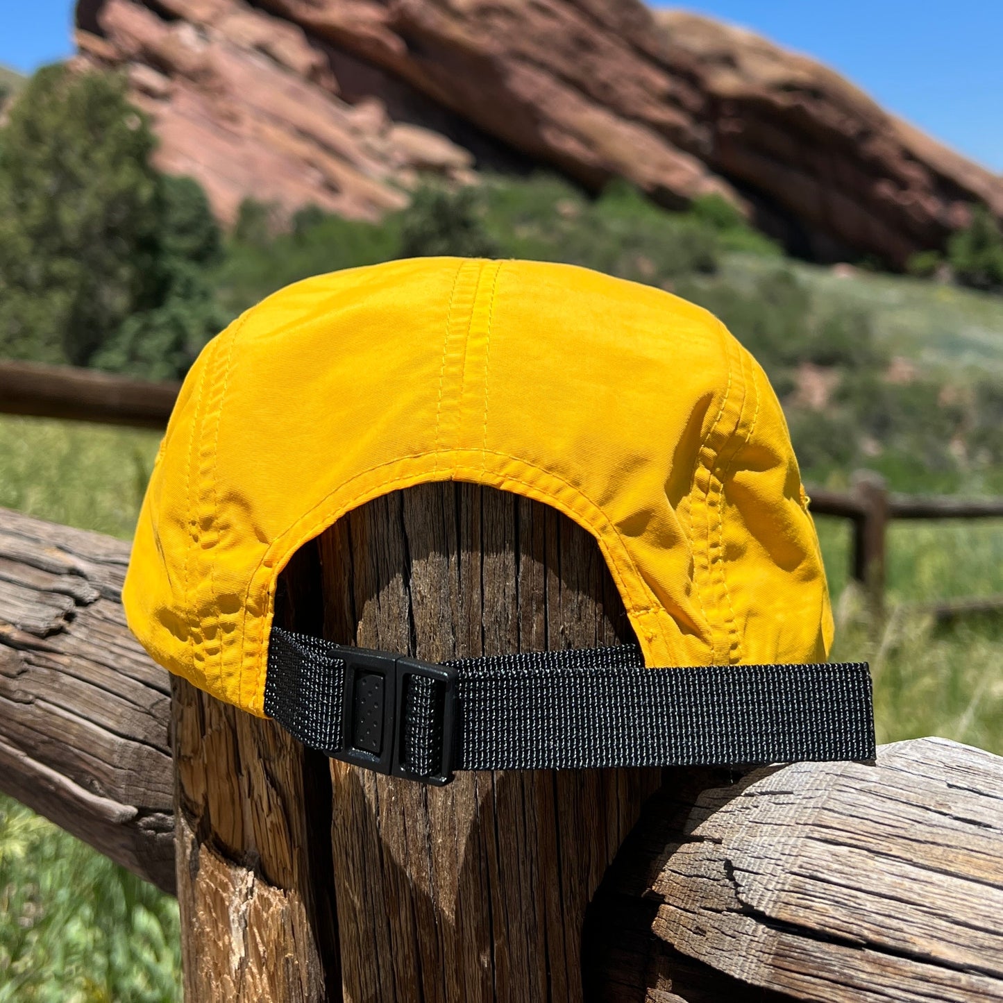 Bear Five Panel Hat / Velveeta Nylon with Kool Aid Bear Patch
