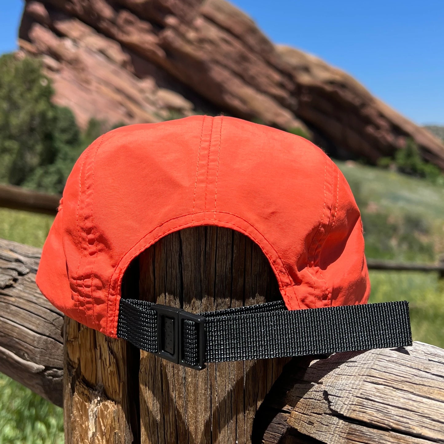 Bolt Five Panel Camp Hat / Life Jacket Nylon with Wildberry Bolt Patch