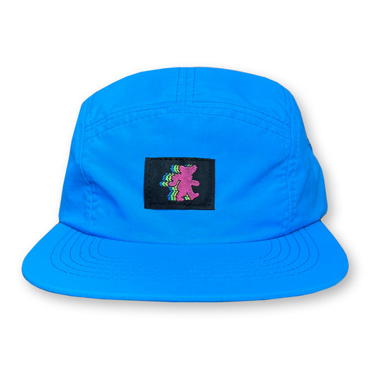 Bear Five Panel Camp Hat / Doraemon Nylon with Kool Aid Bear Patch