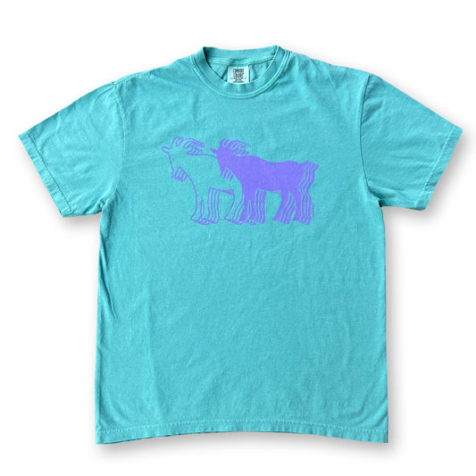 Billy Strings Goat Tshirt in Calypso Purps