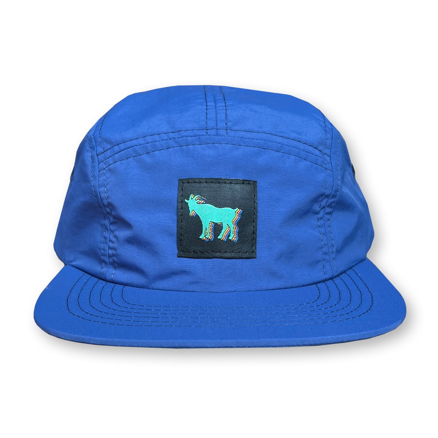 Billy Strings Five Panel Camp Hat / Selsun Nylon with Kingfisher Goat Patch