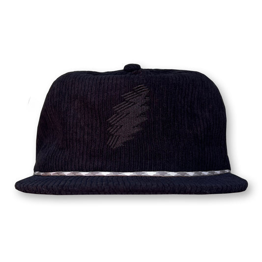 Bolt Rope Hat / Onyx Corduroy with Murdered Out Bolt