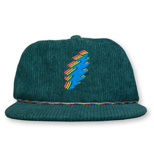 Bolt Rope Hat / Juniper Corduroy with Fruit Stripe Bolt