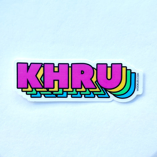 Khruangbin Khru Sticker