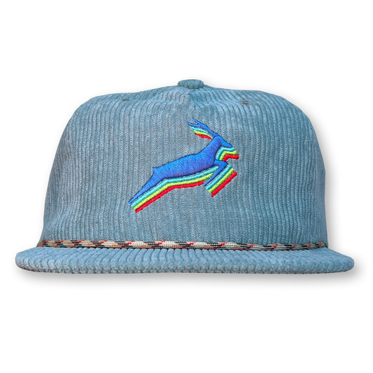 Antelope Rope Hat / Seafoam Corduroy with Hyacinth Antelope