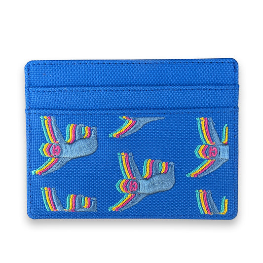 Sloth Embroidery Slim Wallet