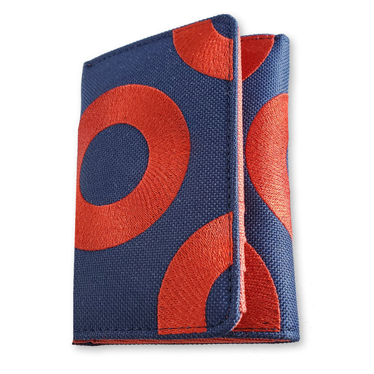 Fishman Donut Embroidery Trifold Wallet