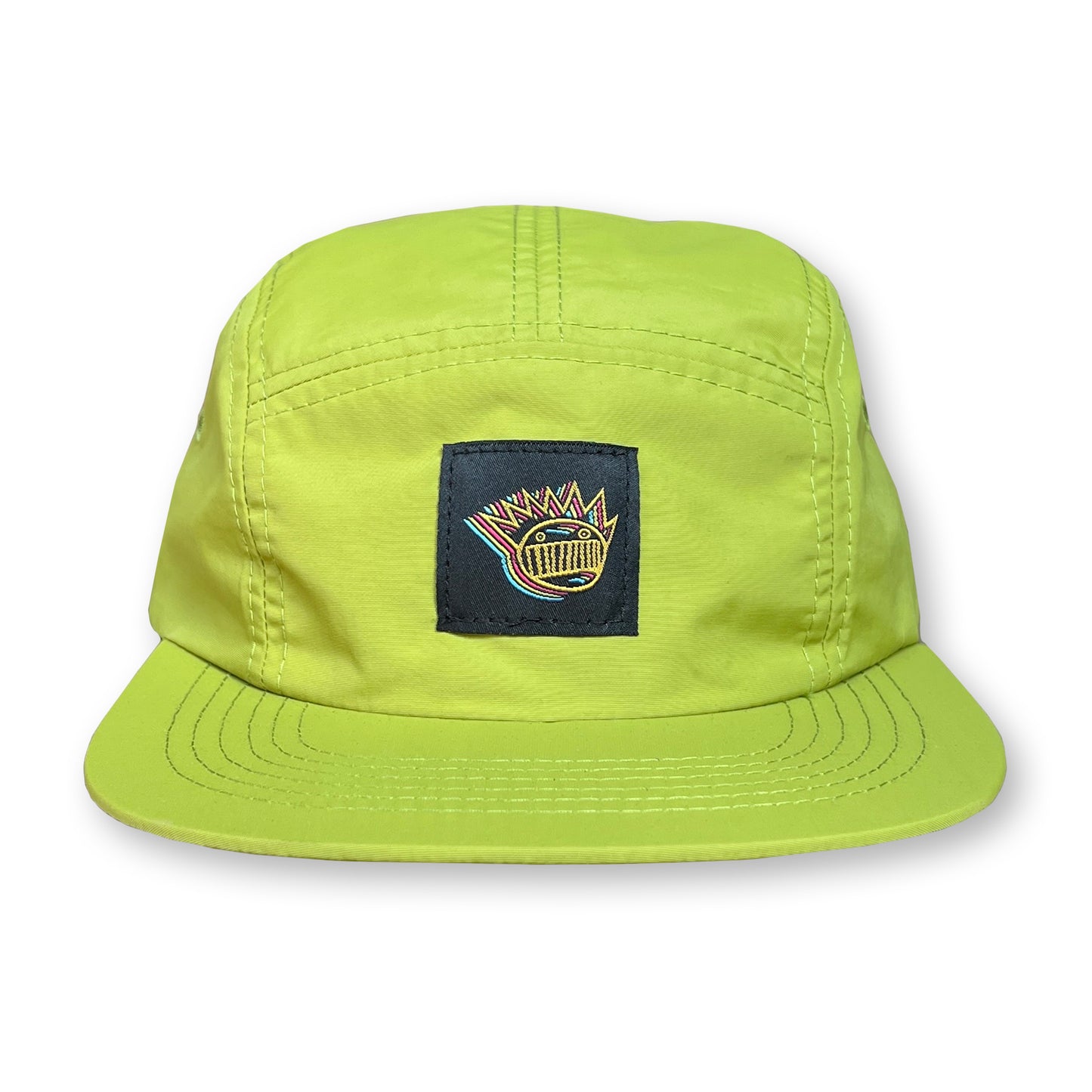Ween Five Panel Camp Hat / Split Pea Nylon with Wheat Boognish Patch
