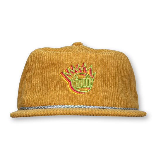 Ween Rope Hat / Wheat Corduroy with Pear Boognish