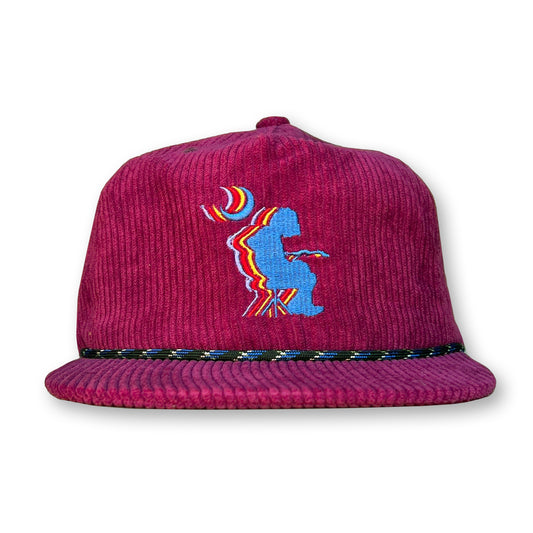 Widespread Panic Rope Hat / Shiraz Corduroy with Royal Mikey