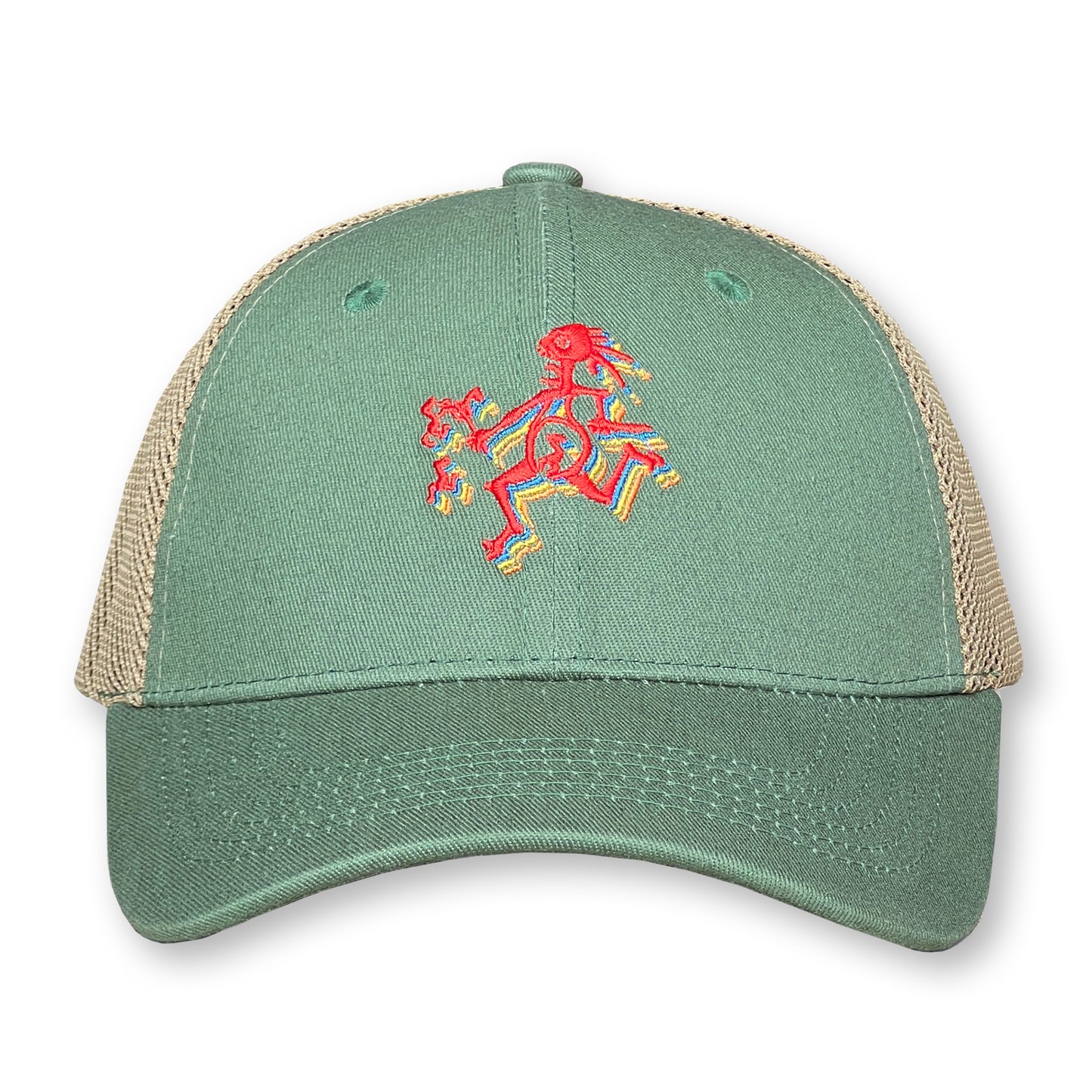 Widespread Panic Trucker Hat / Fern Cotton with Oat Mesh and Crawfish Note Eater